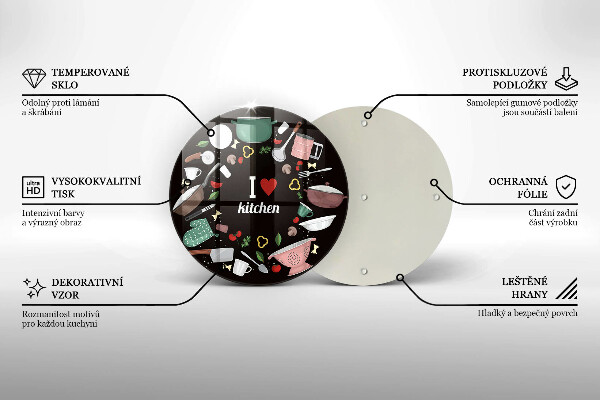 Tocător de bucătărie Ilustrație Îmi place bucătăria