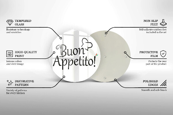 Tocător de bucătărie Buon Appetito!