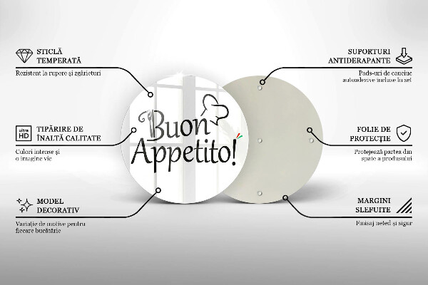 Tocător de bucătărie Buon Appetito!