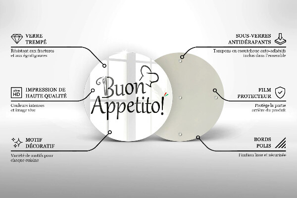 Tocător de bucătărie Buon Appetito!