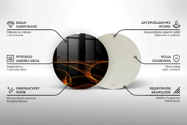 Tocător de bucătărie Linii abstracte