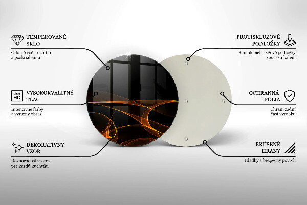 Tocător de bucătărie Linii abstracte