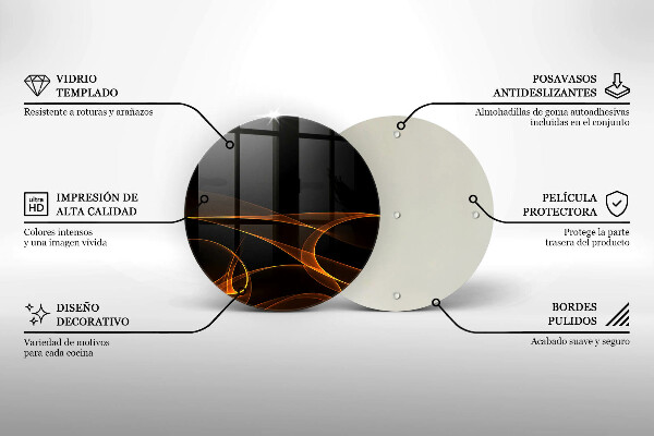 Tocător de bucătărie Linii abstracte