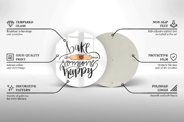 Tocător de bucătărie Bake someone happy