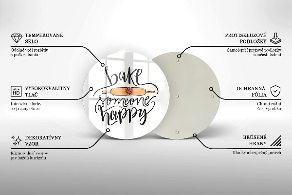 Tocător de bucătărie Bake someone happy
