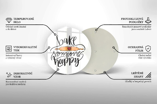 Tocător de bucătărie Bake someone happy