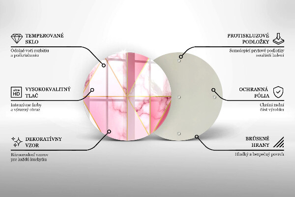 Tocător de bucătărie Marmură geometrică