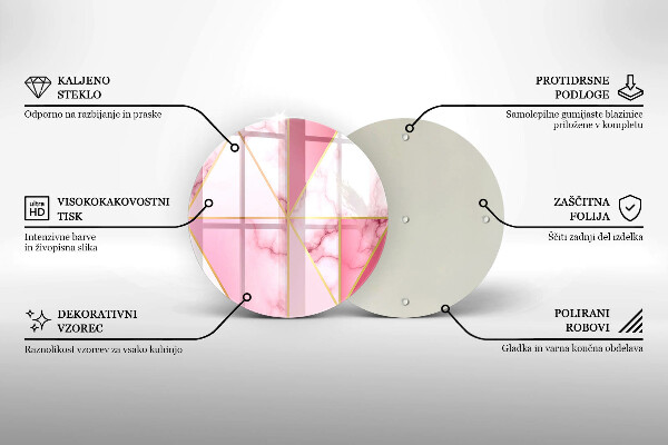 Tocător de bucătărie Marmură geometrică