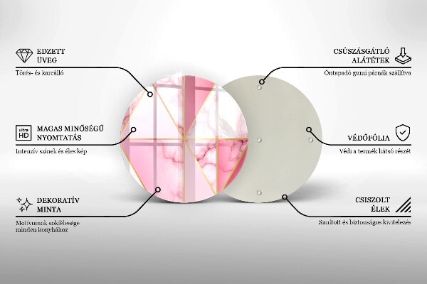 Tocător de bucătărie Marmură geometrică