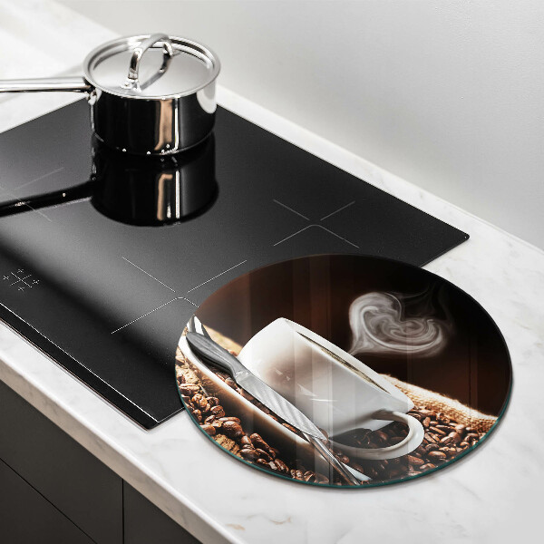 Tocător de bucătărie Cafea și o ceașcă