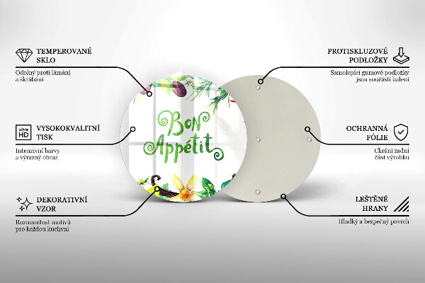 Tocător de bucătărie Inscripție Bon appetit