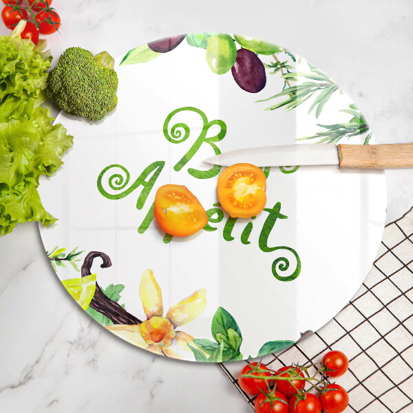 Tocător de bucătărie Inscripție Bon appetit