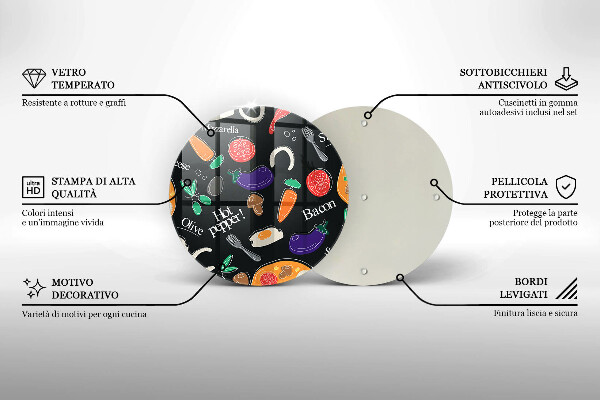 Tocător de bucătărie Ilustrație alimentară