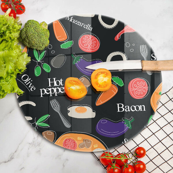 Tocător de bucătărie Ilustrație alimentară