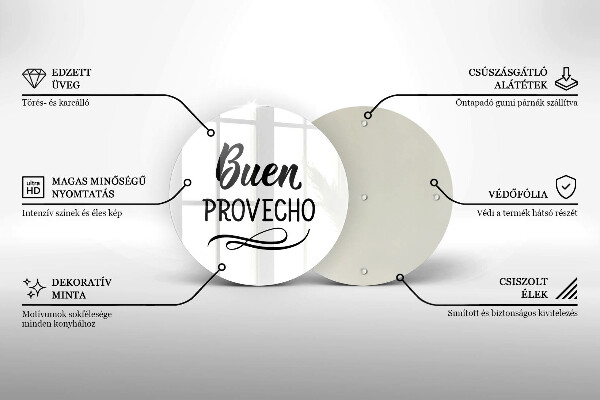 Tocător de bucătărie Buen provecho