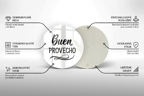 Tocător de bucătărie Buen provecho