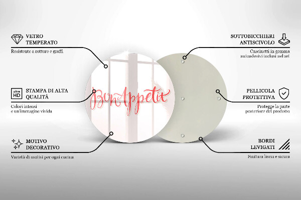 Tocător de bucătărie Semn de bucătărie Bon appetit