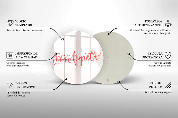 Tocător de bucătărie Semn de bucătărie Bon appetit
