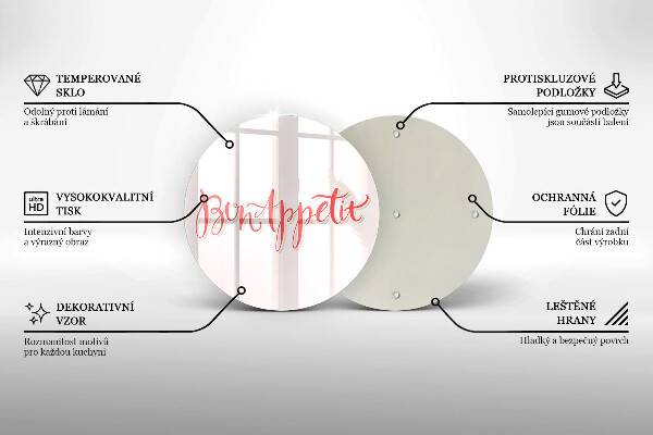 Tocător de bucătărie Semn de bucătărie Bon appetit