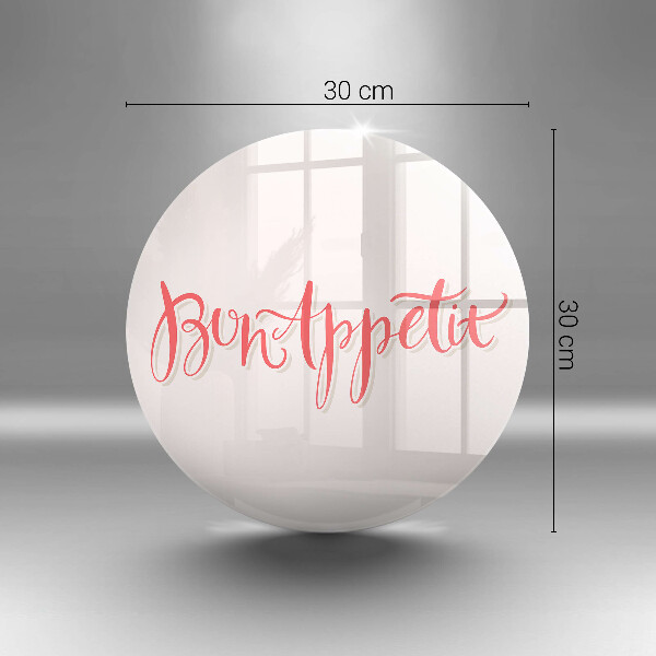 Tocător de bucătărie Semn de bucătărie Bon appetit