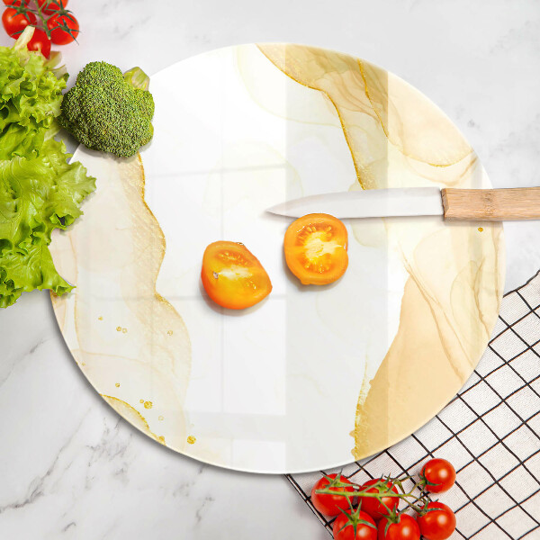 Tocător de bucătărie Abstracția aurie