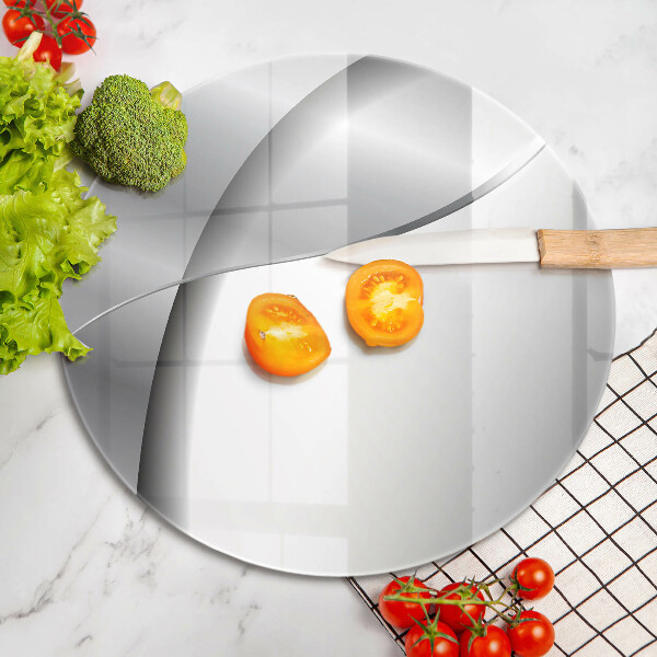 Tocător de bucătărie Abstracție metal argintiu