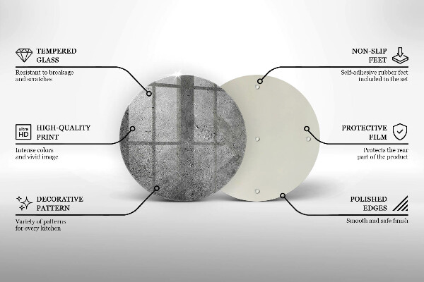 Tocător de bucătărie Textura de piatră de beton