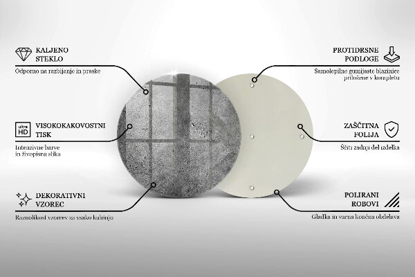 Tocător de bucătărie Textura de piatră de beton