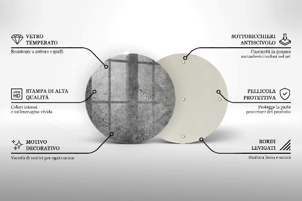 Tocător de bucătărie Textura de piatră de beton