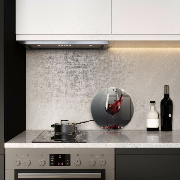 Tocător din sticlă Vin roșu într-un pahar