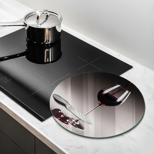 Tocător din sticlă Sticla si struguri