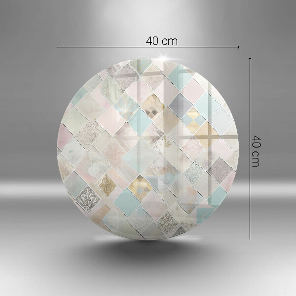 Tocător din sticlă Compoziție pastelată