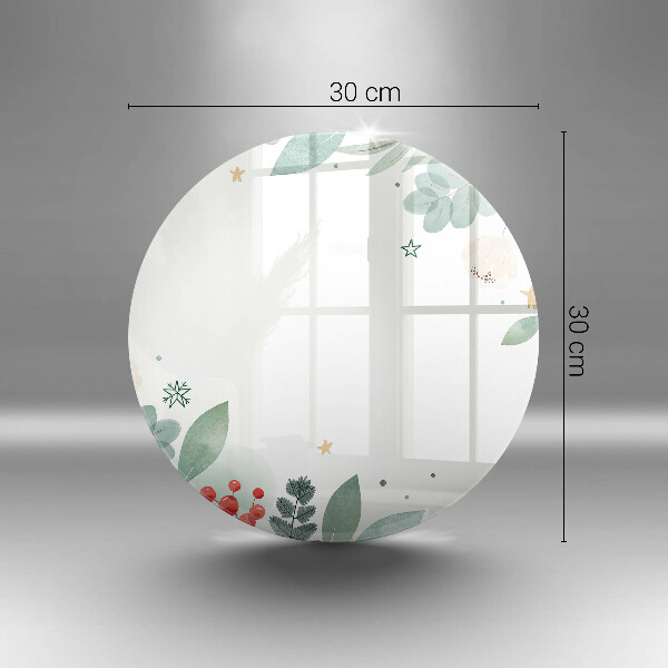 Tocător de bucătărie Acuarelă frunze