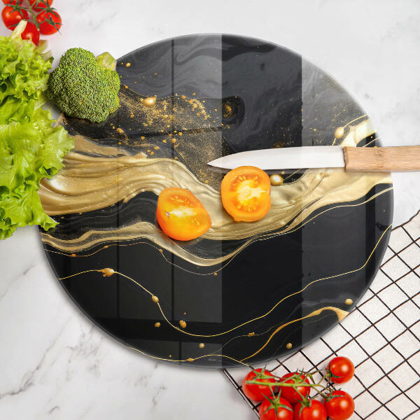 Tocător din sticlă Abstracție elegantă