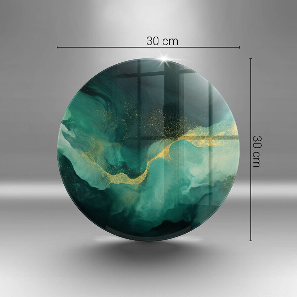 Tocător din sticlă Sticla verde