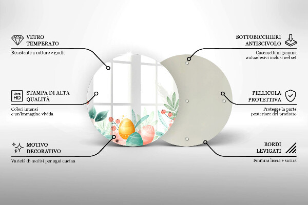 Tocător de bucătărie Ouă de Paște