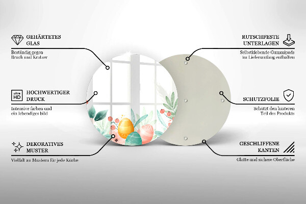 Tocător de bucătărie Ouă de Paște