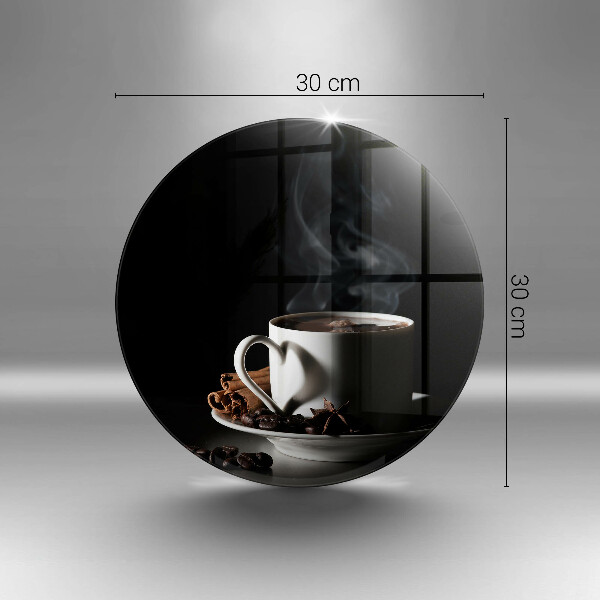 Tocător de bucătărie O ceașcă de cafea fierbinte