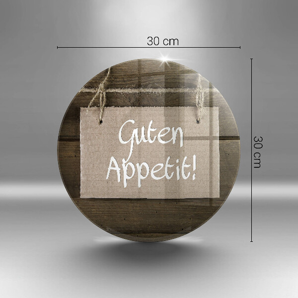 Tocător de bucătărie Inscripție Guten Apetit pe scânduri