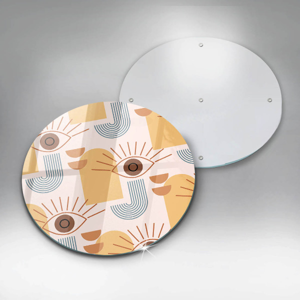 Tocător de bucătărie Model de ochi boho