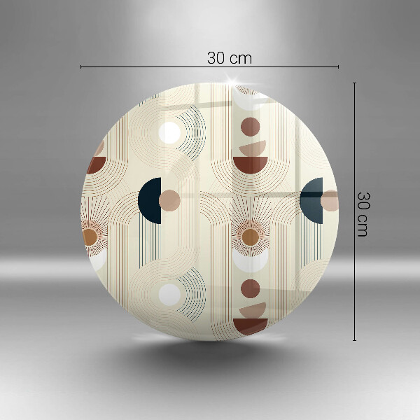 Tocător de bucătărie Forme cu geometrie Boho