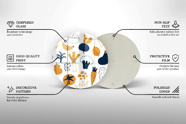 Tocător de bucătărie Ilustrație alimentară