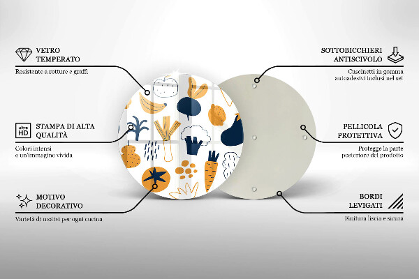 Tocător de bucătărie Ilustrație alimentară