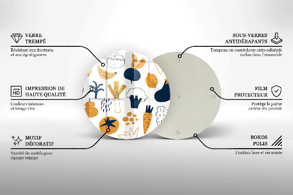 Tocător de bucătărie Ilustrație alimentară
