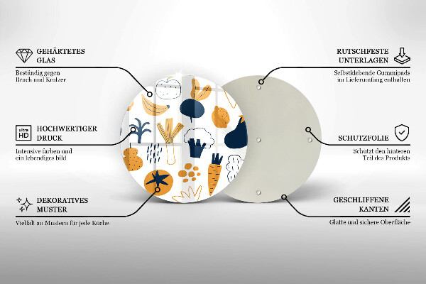 Tocător de bucătărie Ilustrație alimentară