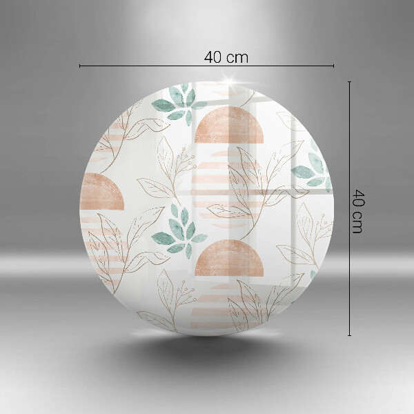 Tocător de bucătărie Model de frunze Boho