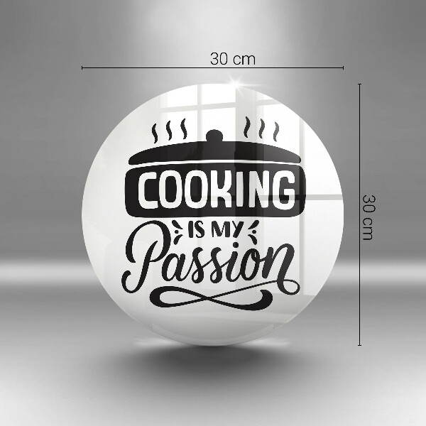 Tocător de bucătărie Cooking is my passion