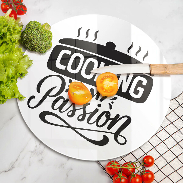 Tocător de bucătărie Cooking is my passion