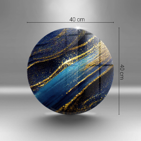 Tocător de bucătărie Abstracție bleumarin