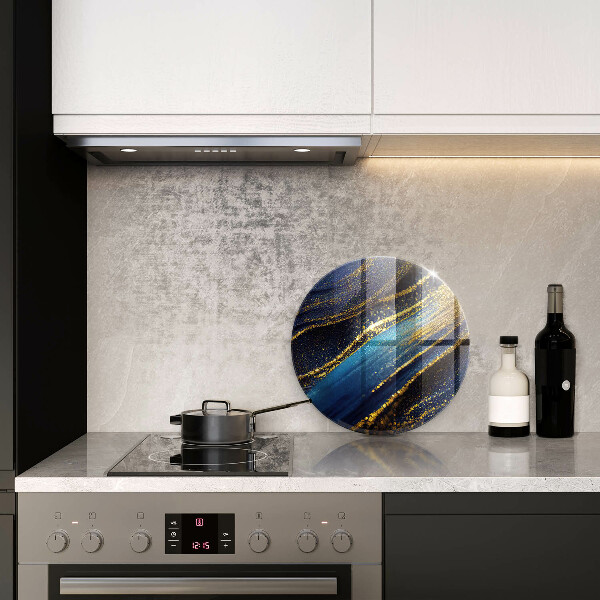 Tocător de bucătărie Abstracție bleumarin